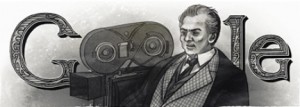 Il doodle dedicato al regista. 
