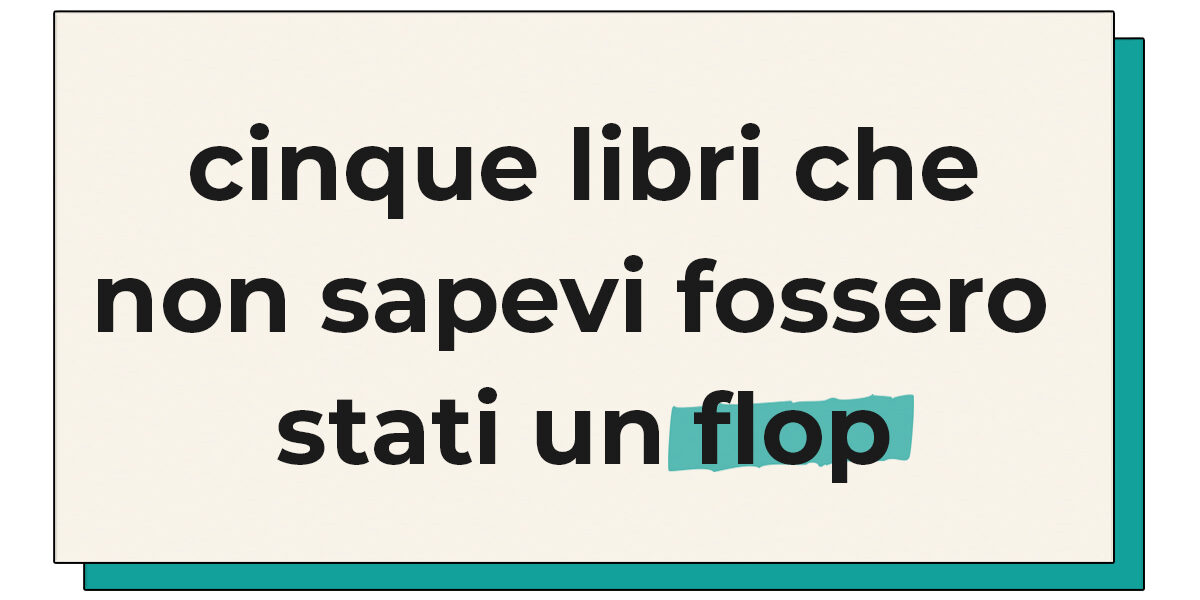 Libri che sono stati dei flop Copertina