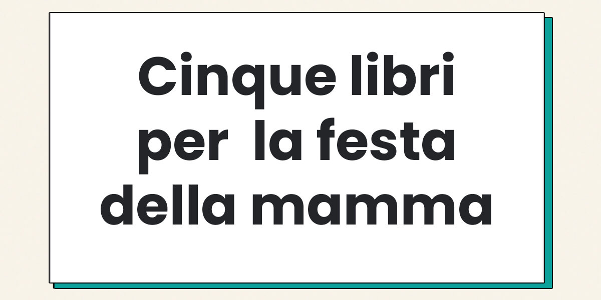 Libri festa mamma Copertina