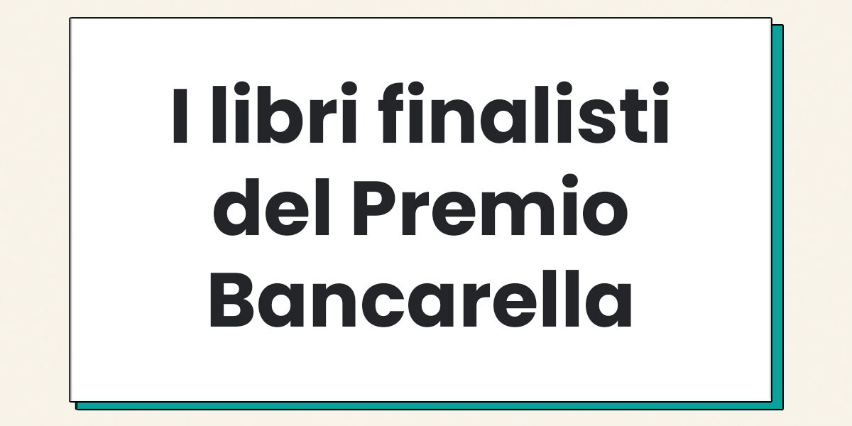 Libri premio bancarella 2025 Copertina