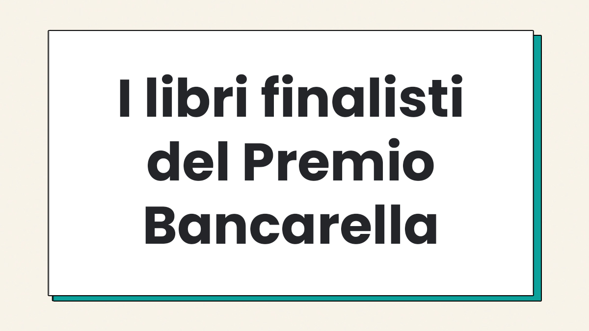 Libri premio bancarella 2025 Copertina