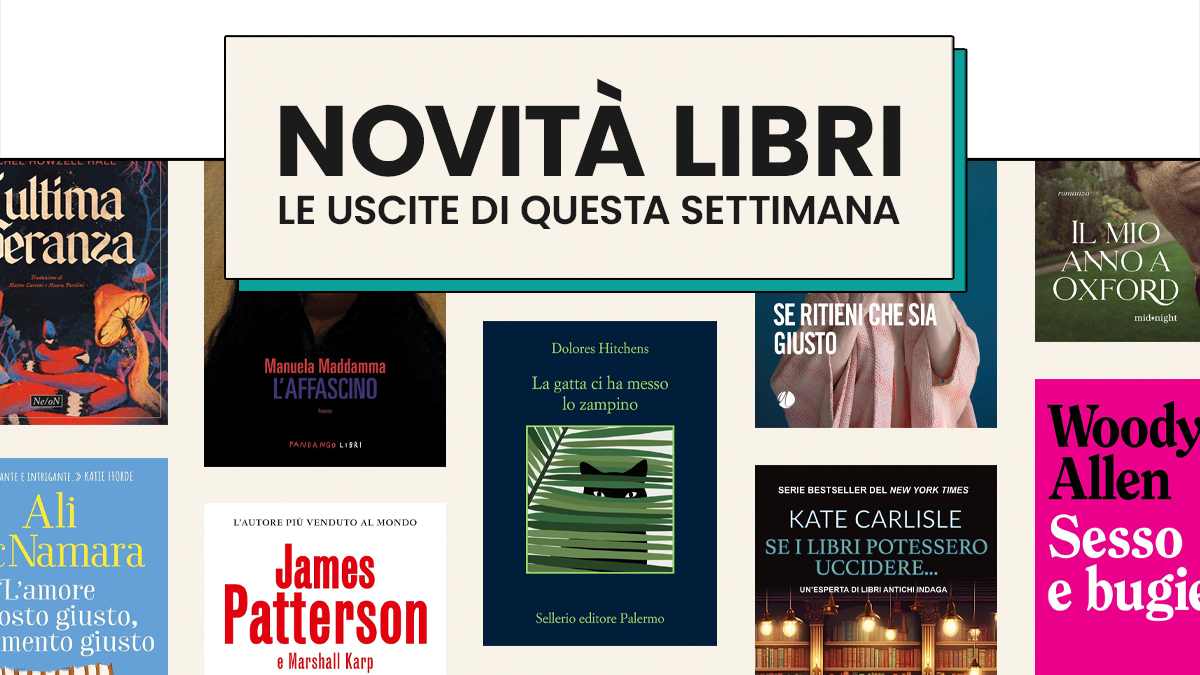 Libri uscita settimana 21-27 luglio Copertina