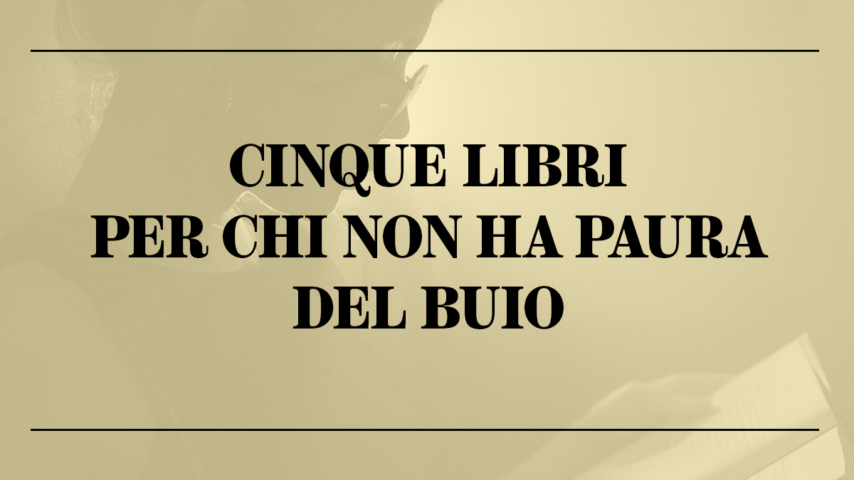 Cinque libri chi non paura buio Copertina